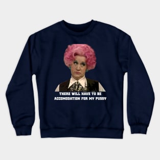 Mollie Sugden as Mrs. Slocombe: Are You Being Served? Crewneck Sweatshirt